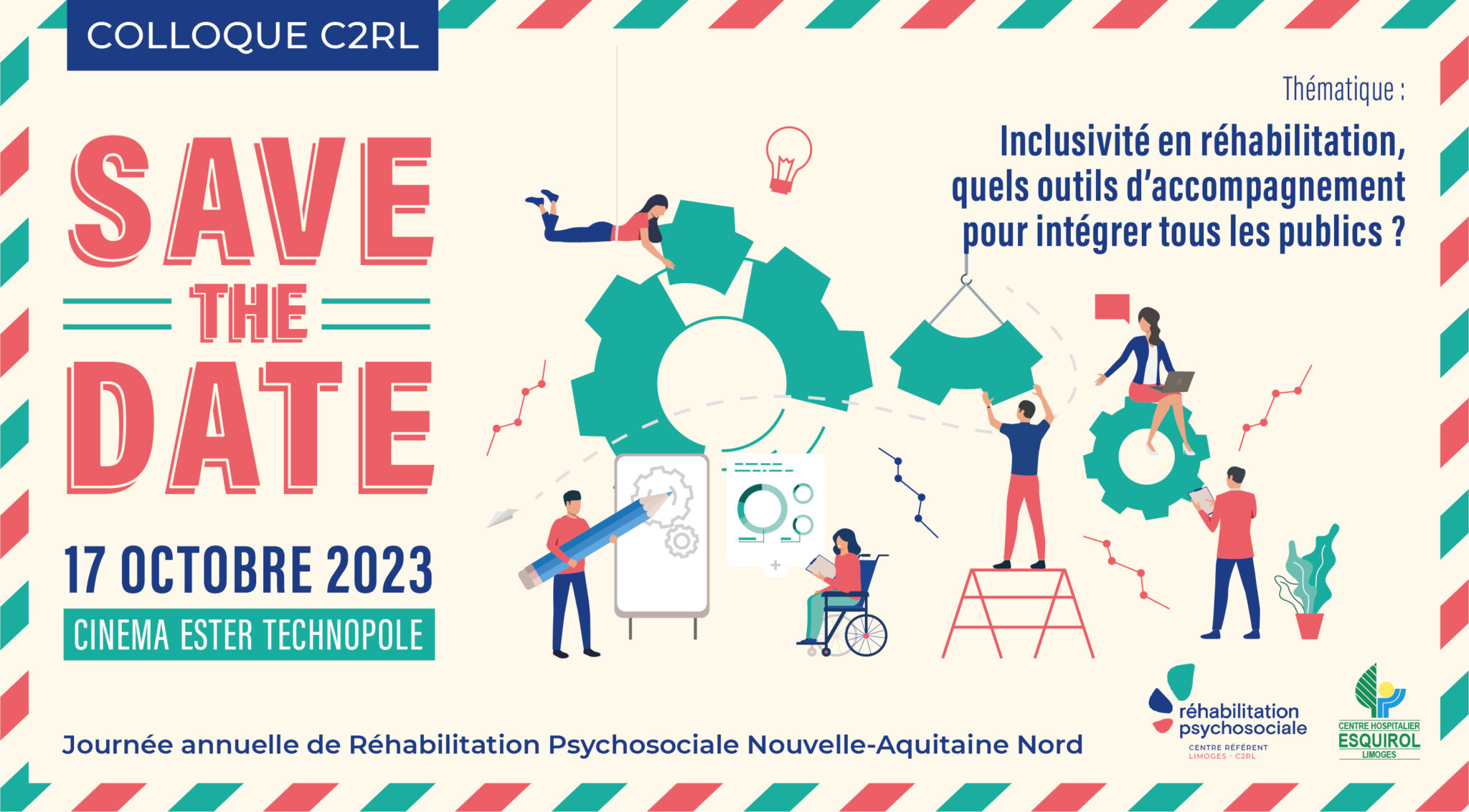 Save the date - colloque inclusivité en réhabilitation psychosociale
