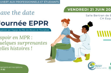 Save the date : vendredi 21 juin : Journée d'échanges sur les pratique de rééducation. Rendez vous salle bertran de born au centre hospitalier Esquirol. Contact : 05 55 43 11 82