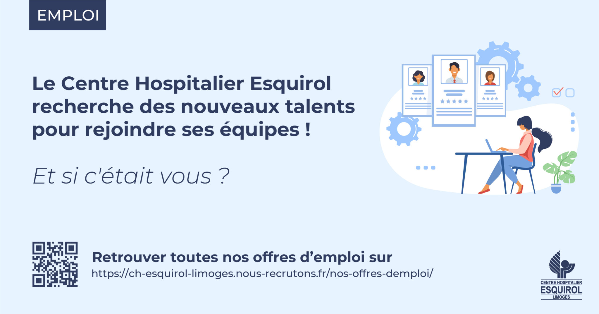 le CH Esquirol recrute !